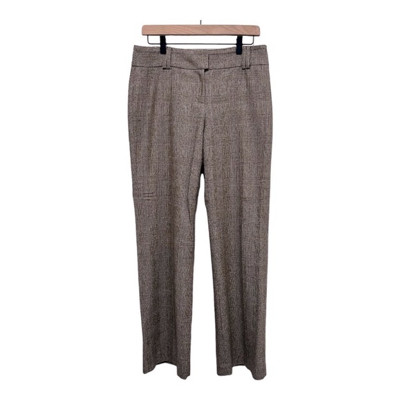ANN TAYLOR Wool Plaid Pants with satin lining - Size 6 - Picture 1 of 12